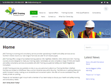 Tablet Screenshot of jmdtraining.com